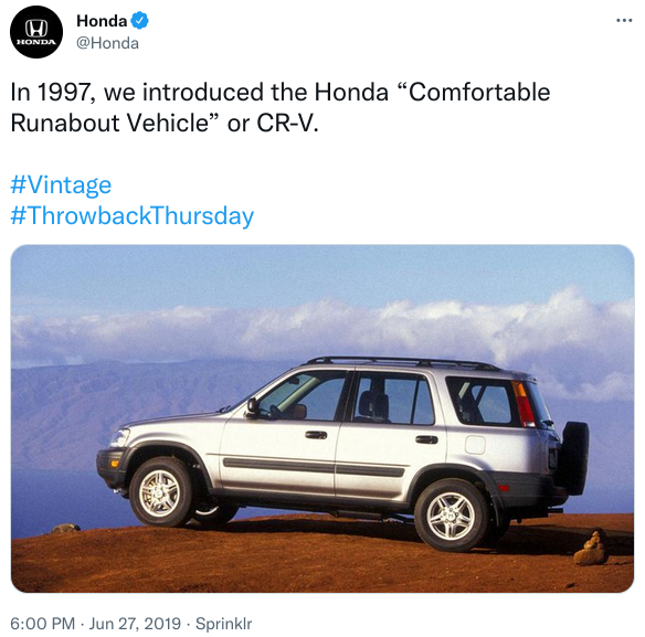crv meaning