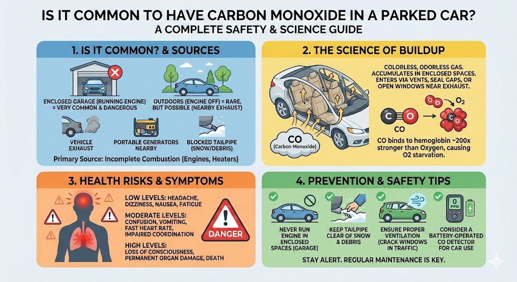 Is It Common to Have Carbon Monoxide in a Parked Car? A Complete Safety & Science Guide